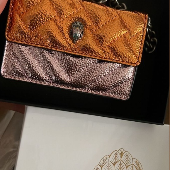 Metallic Orange and Pink kurt Geiger